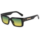 Classic Rectangle Thick Shades Sunglasses