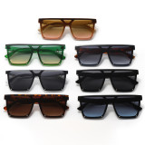 Square Oversized Flat Top Sunglasses