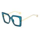 Fashion Square anti-blue light Women Eyeglasses