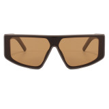 Flat Top Chic Chunky Rectangle Shades Sunglasses