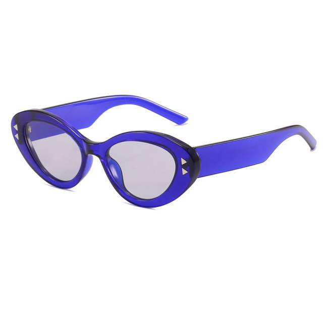 Rivet Small Triangle Cat Eye Sunglasses