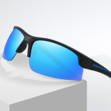 Lightweight Half Frame Sports Polarized Sunglasses