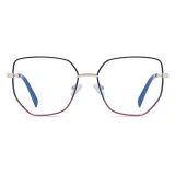 Polygon Cat Eye Anti Blue Light Blocking Computer Reading Glasses