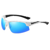 Lightweight Half Frame Sports Polarized Sunglasses