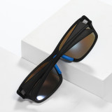 Flat Top Polarized Rectangular Sports Sunglasses