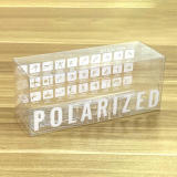 Transparent PVC Folding Box for Polarized Sports Sunglasses