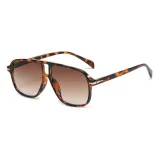 Retro Double Bridge Pilot Sunglasses