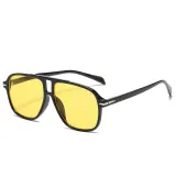 Retro Double Bridge Pilot Sunglasses