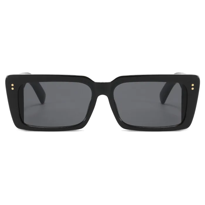Rectangle Retro Thick Frame Sunglasses