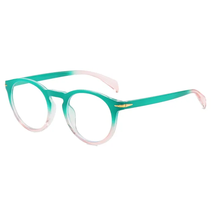 Clear Lens Round Computer Anti-Blue Light Blocking Glasses
