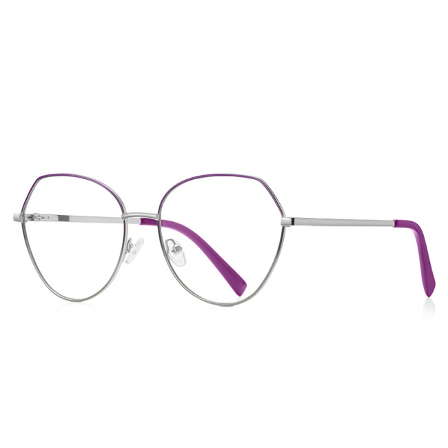 Women Oval Anti Blue Light Blocking Glasses