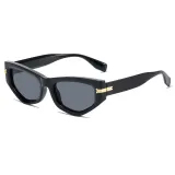 Cat Eye Women Small Polygon Irregular Sunglasses