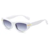 Cat Eye Women Small Polygon Irregular Sunglasses