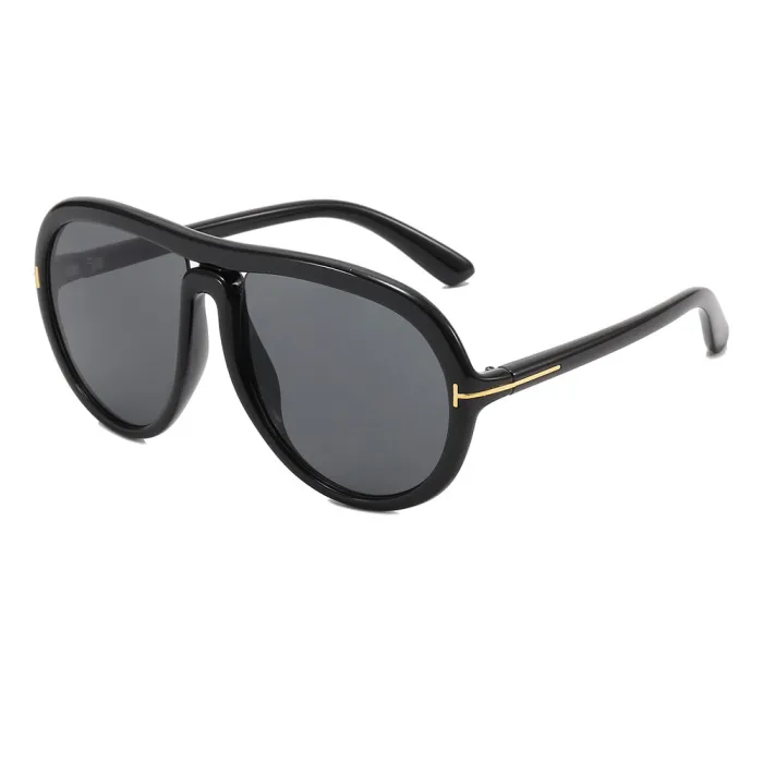 Retro Large Chunky Thick Flat Top Oversized Shades Sunglasses