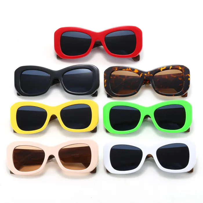 Contrast Color Sunglasses