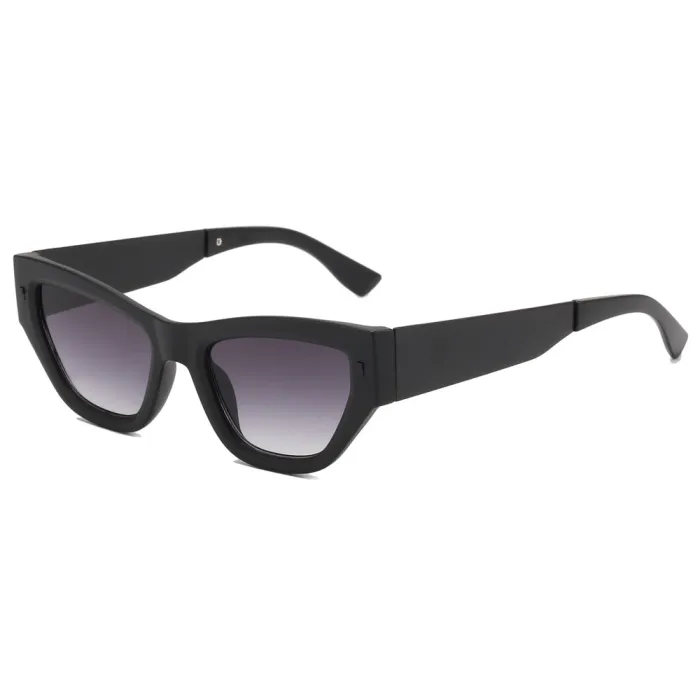 Cat Eye Women Flat Top Polygon Sunglasses