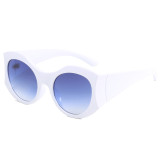 Round Polygon Cat Eye Shades  Sunglasses