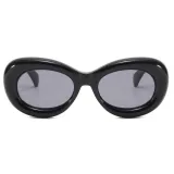 Chunky Colorful Oval Sunglasses