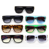 Oversized luxury Flat Top Square Shades Sunglasses