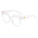 Oversize Square Women Cat Eye Anti Blue Light Eyeglasses