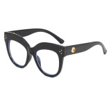 Oversize Square Women Cat Eye Anti Blue Light Eyeglasses