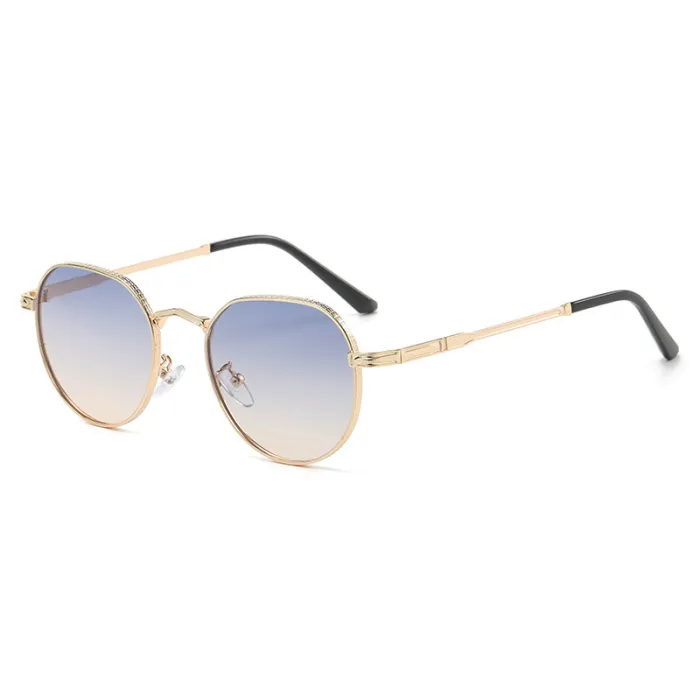 Retro Round Metal Sunglasses