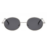 Retro Round Metal Steampunk Style Sunglasses