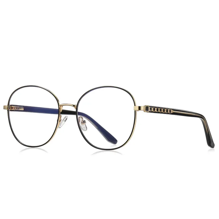 Round High Quality Blue Light Blocking Eyeglasses