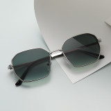 Steampunk Gradient Square Metal Shades Sunglasses