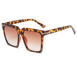 Oversized Cat Eye Women Square Ombre Shades Sunglasses