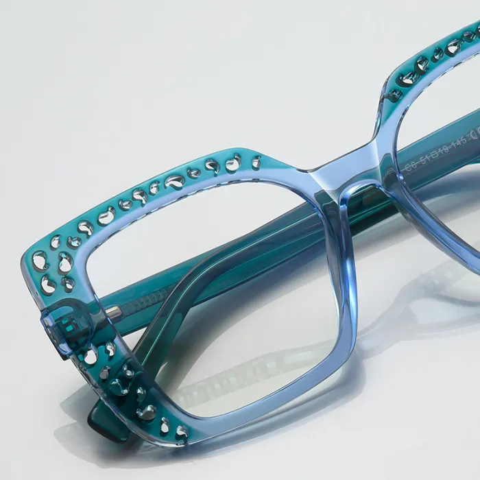 Oversized Square Cat Eye Anti Blue Light Eyeglasses