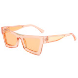 Cat Eye Thick Women Small Square Irregular Sunglasses