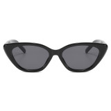 Retro Cheap Plastic Small Triangle Cat Eye Vacation Sunglasses