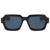 Retro Square Street Shot Tinted Sunglasses