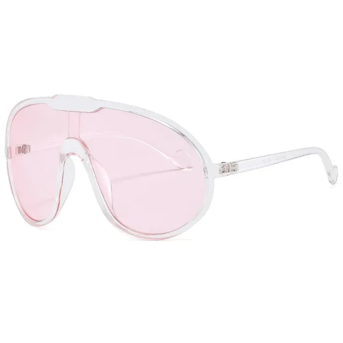 Oversized Shield Shades Sunglasses
