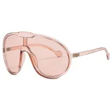Oversized Shield Shades Sunglasses