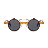 Retro Small Round Flip Up Sunglasses