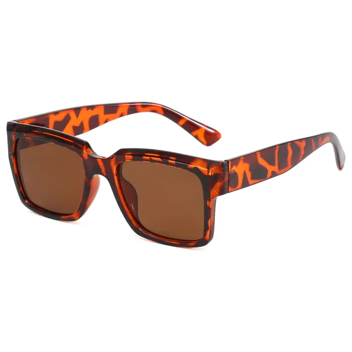 Oversized Modern Square Gradient Shades Sunglasses