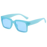 Oversized Modern Square Gradient Shades Sunglasses