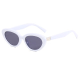 Retro Oval Cat Eye Women Sunglasses