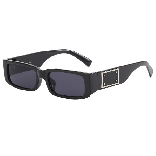 Retro Luxury Flat Top Small Rectangle Sunglasses