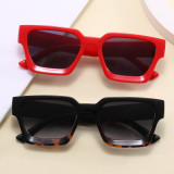 Vintage Black Chunky Square Sunglasses