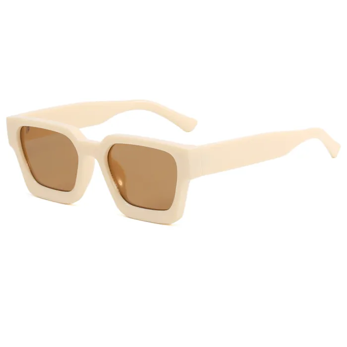Vintage Black Chunky Square Sunglasses