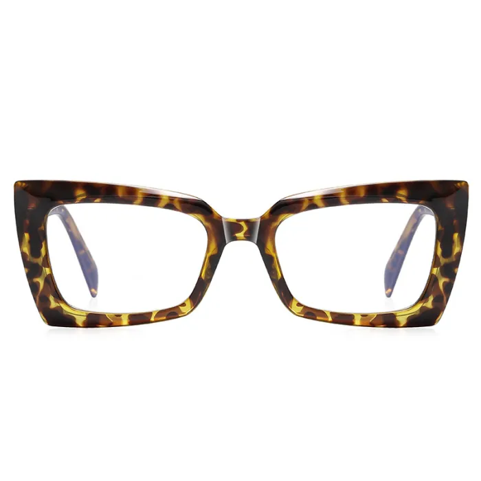 Women Rectangle Blue Light Blocking Glasses