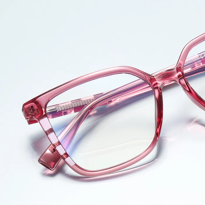Oversized Square Women Cat Eye Anti Blue Light Lenses Glasses