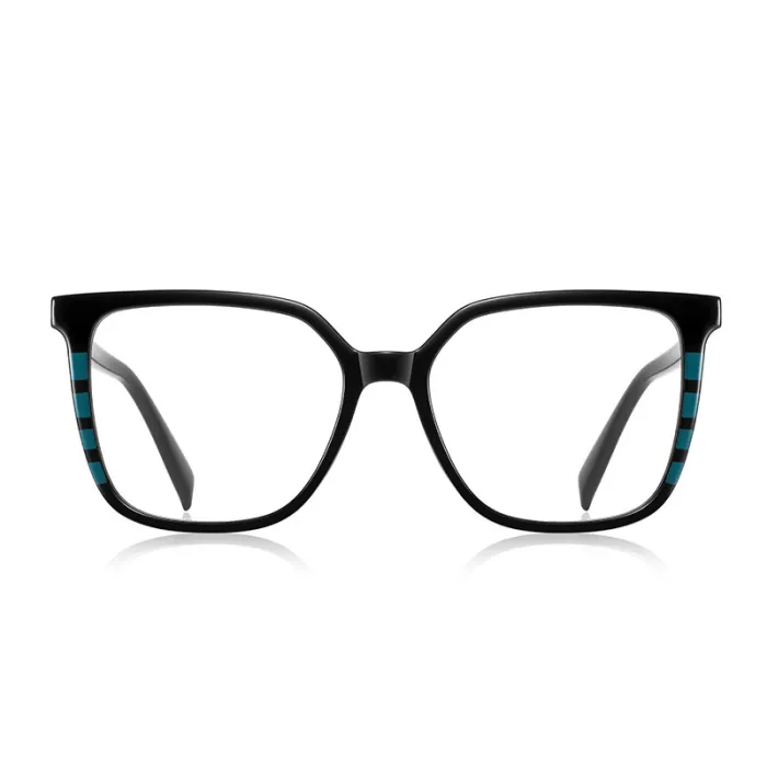 Oversized Square Women Cat Eye Anti Blue Light Lenses Glasses