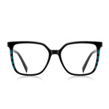Oversized Square Women Cat Eye Anti Blue Light Lenses Glasses