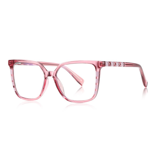 Oversized Square Women Cat Eye Anti Blue Light Lenses Glasses