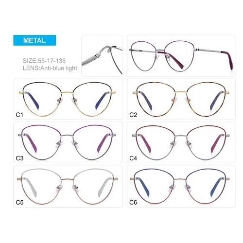 Women Cat Eye Blue Light Blocking Reading Computer Glasses