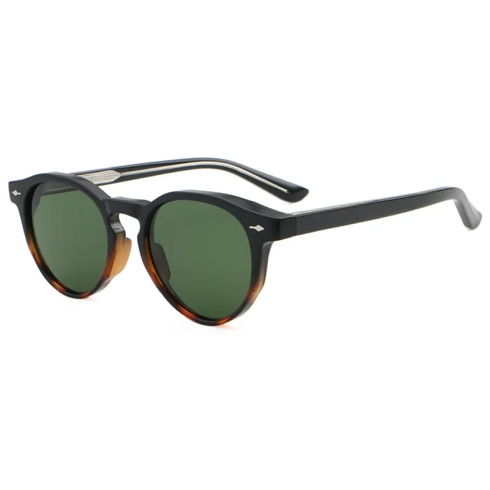 Women Round Frame Classic Cat Eye Sunglasses